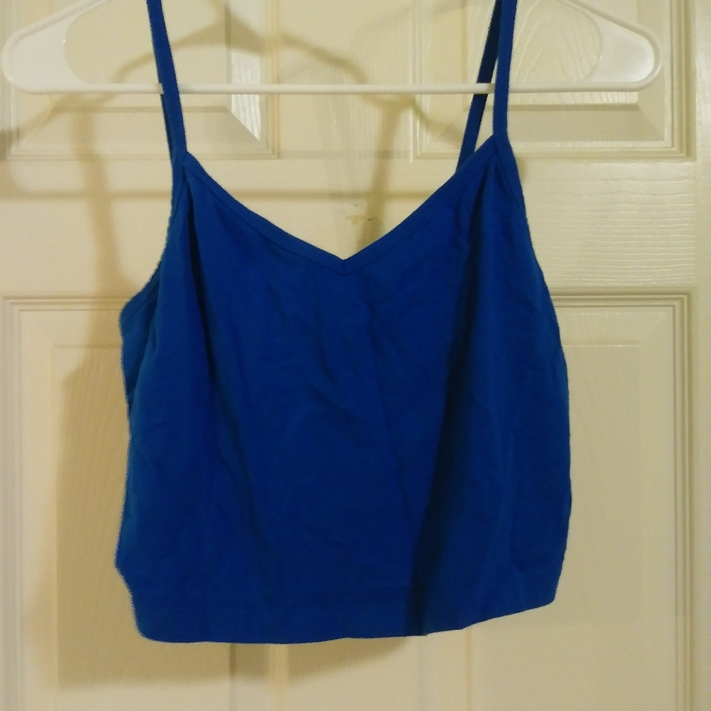 Blue Crop Cami
